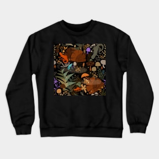 Frogs and Mushrrooms Crewneck Sweatshirt